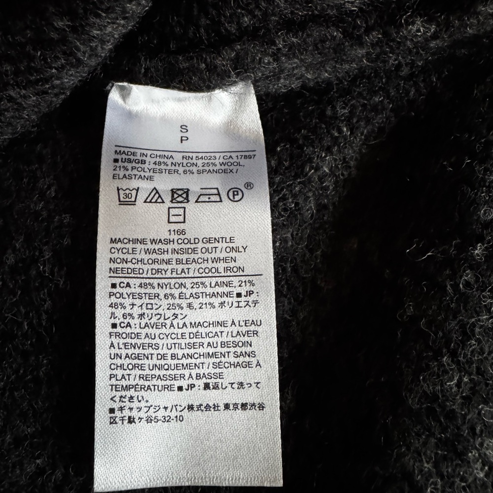 Banana Republic Dark Gray Sweater - Picture 3 of 3